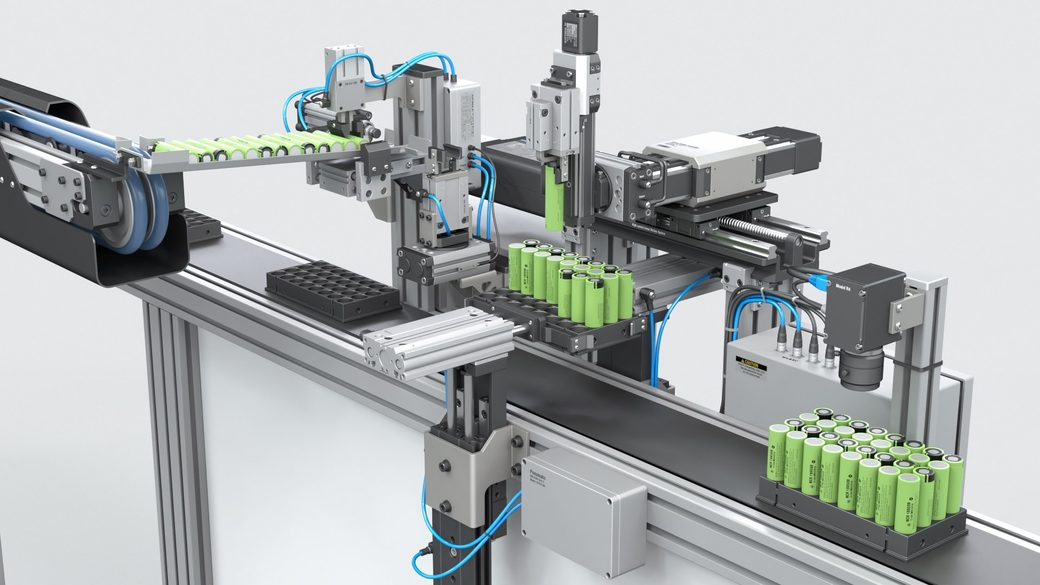 Automatisierte Produktionslinie für Batteriezellen — Anwendungsfälle branchenübergreifend